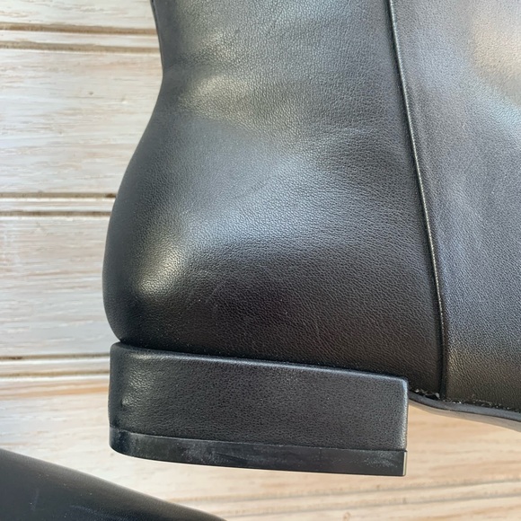 Naturalizer Black Carella Leather Wide-Calf Boot. Women's Size 8 - Picture 10 of 13